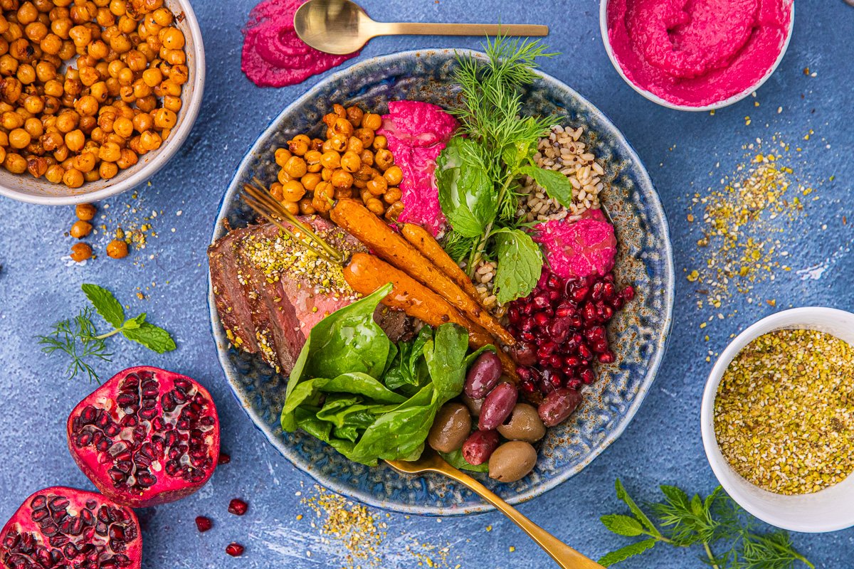 Middle Eastern Beef Bowl with Dukkah – Pure South Shop