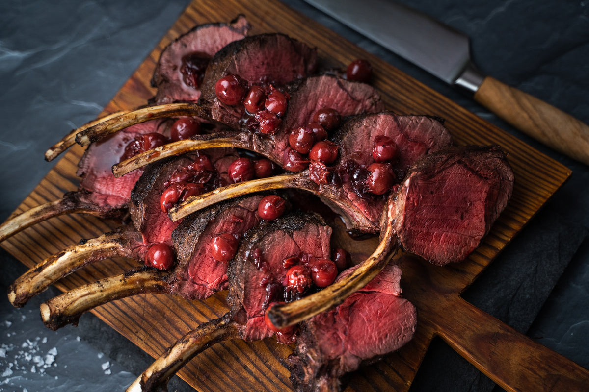 Roasted venison deals