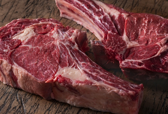 Load image into Gallery viewer, 21 Day Aged Tomahawk Steaks