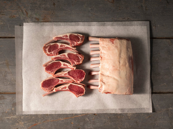 Load image into Gallery viewer, Pure South Lamb French Rack – 2-Pack Frozen (0.9–1.1kg)