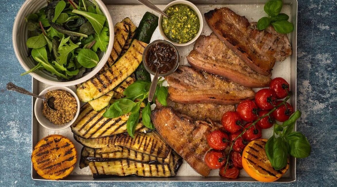 BBQ Pork & Summer Vegetables