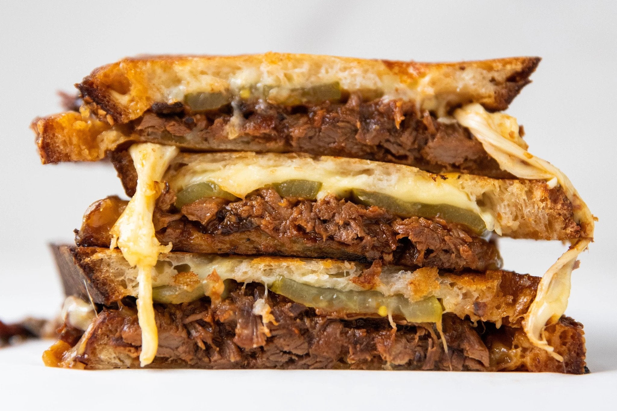 Slow Cooked Beef & Cheese Melt