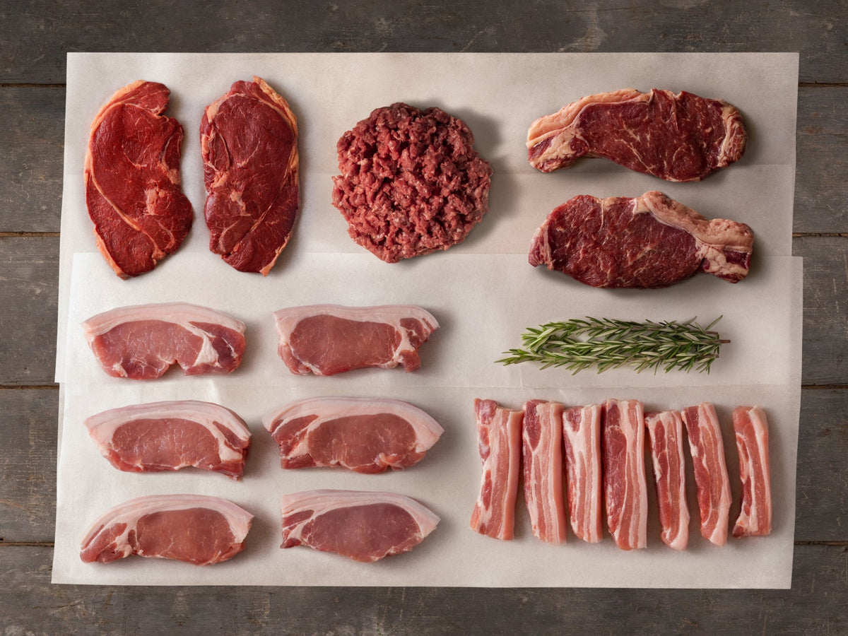 Meat Selection Boxes Beef, Pork, Lamb Pure South Shop