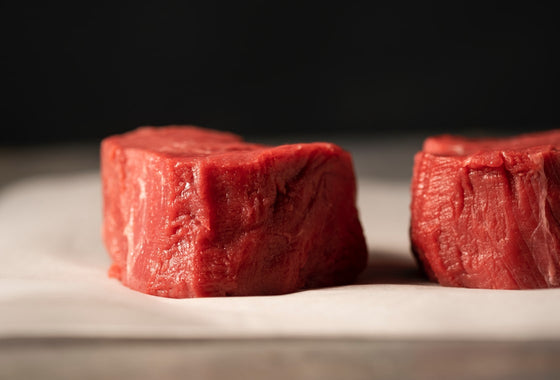 Load image into Gallery viewer, Pure South Beef Fillet trimmed close up view 
